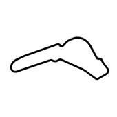 Circuit Monza - Sculpture Murale en Bois (90 cm)